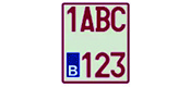 GEVERFD ((brom)fiets): 1 - ABC - 123 (100mm)