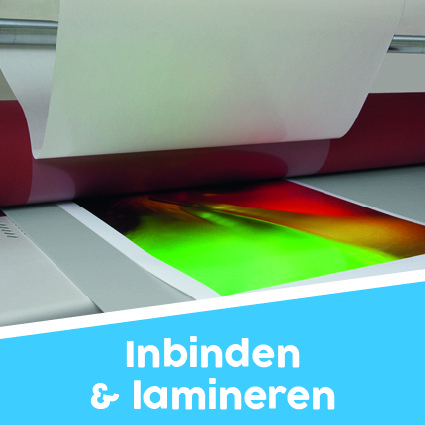 Inbinden en lamineren - Cyaan & Co